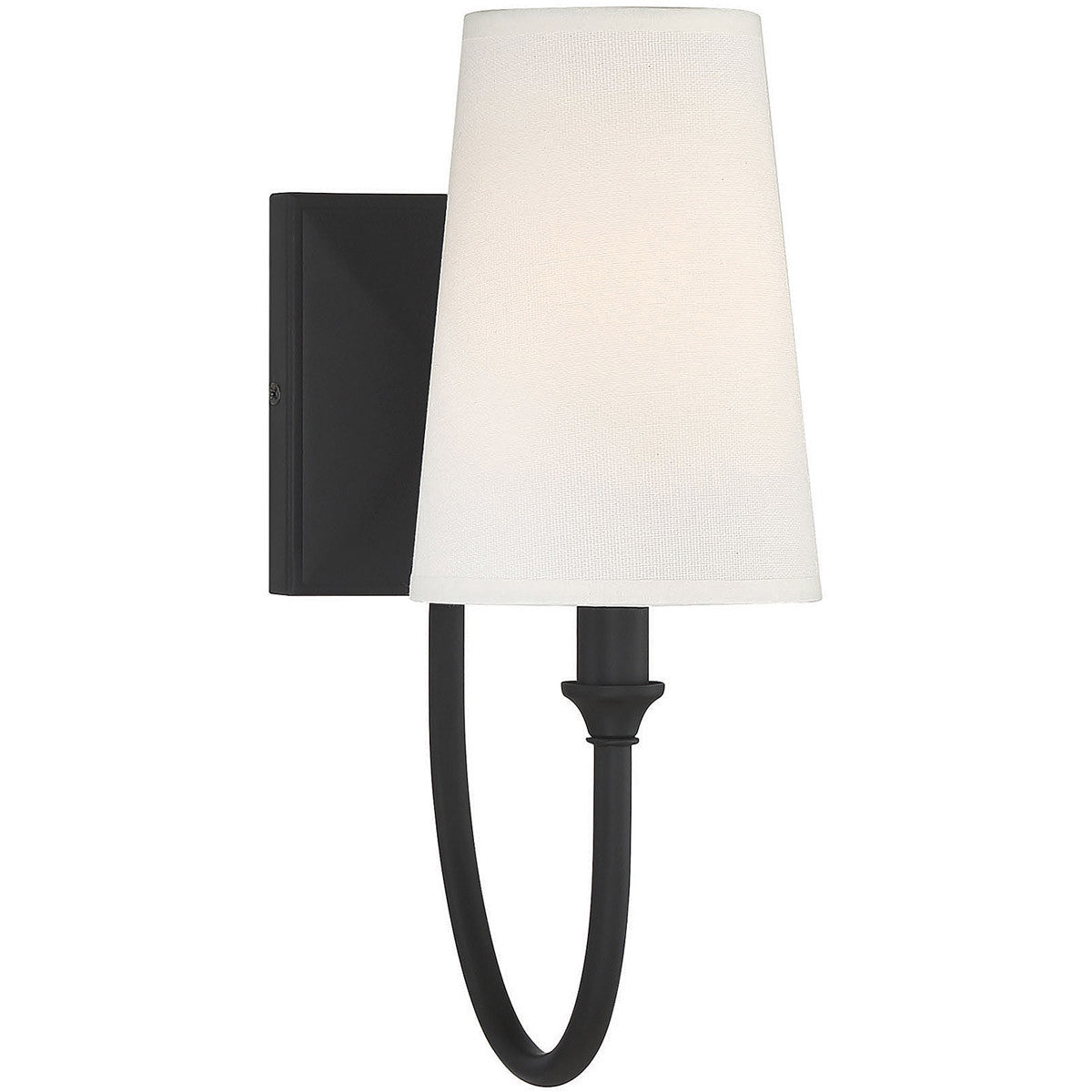 Savoy House Cameron 
Matte Black 1 Light Sconce in 
Matte Black 9-2542-1-89