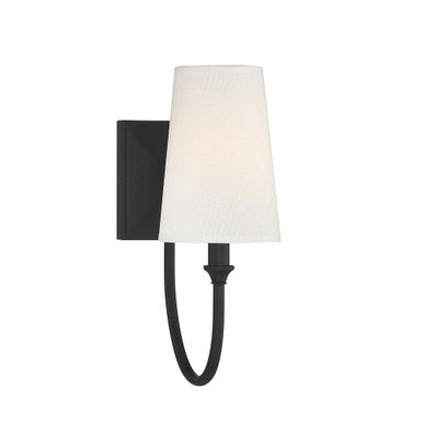 Savoy House Cameron 1-Light Wall Sconce in Matte Black 9-2542-1-89