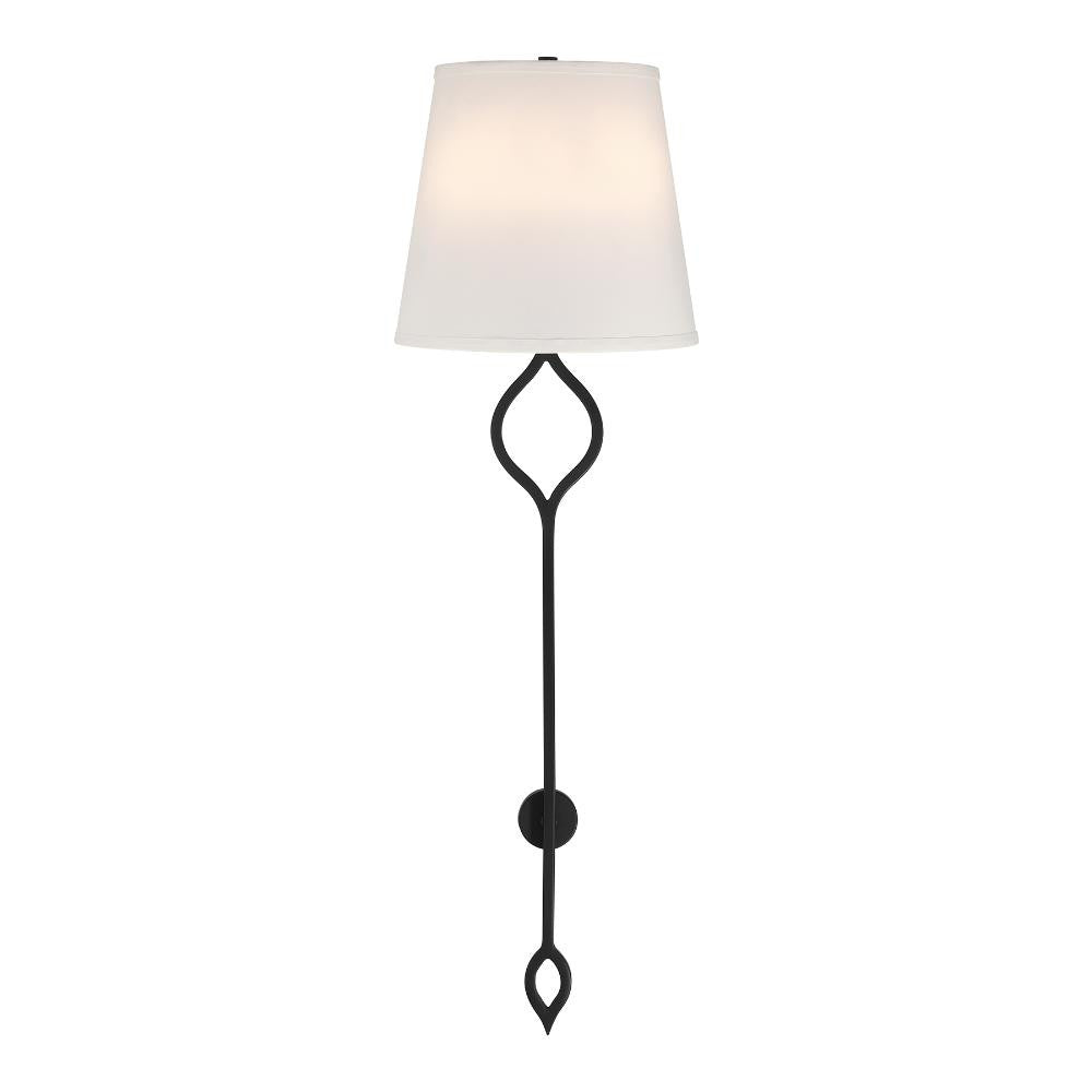 Savoy House Roxbury 2-Light Wall Sconce in Matte Black 9-2866-2-89