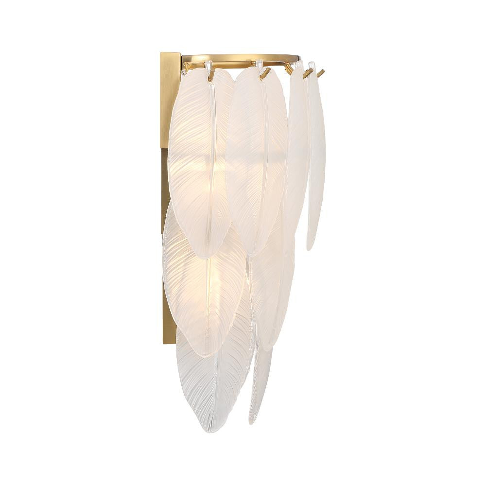 Savoy House Boa 3-Light Wall Sconce in Warm Brass by Breegan Jane 9-3506-3-322