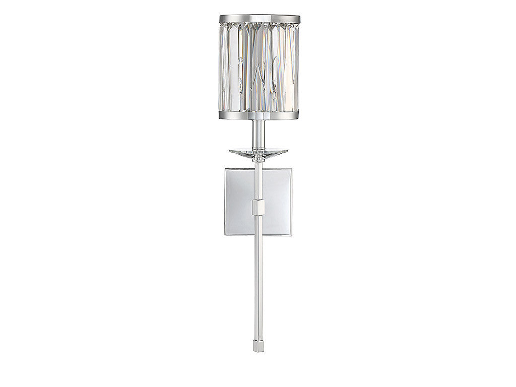 Savoy House Ashbourne 1-Light Wall Sconce in Polished Chrome 9-400-1-11