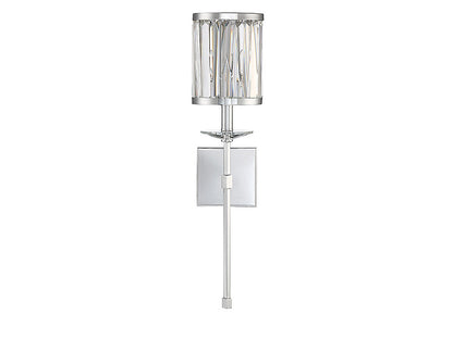 Savoy House Ashbourne 1-Light Wall Sconce in Polished Chrome 9-400-1-11