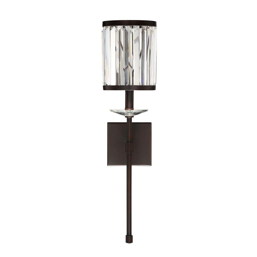 Savoy House Ashbourne 1-Light Wall Sconce in Mohican Bronze 9-400-1-121