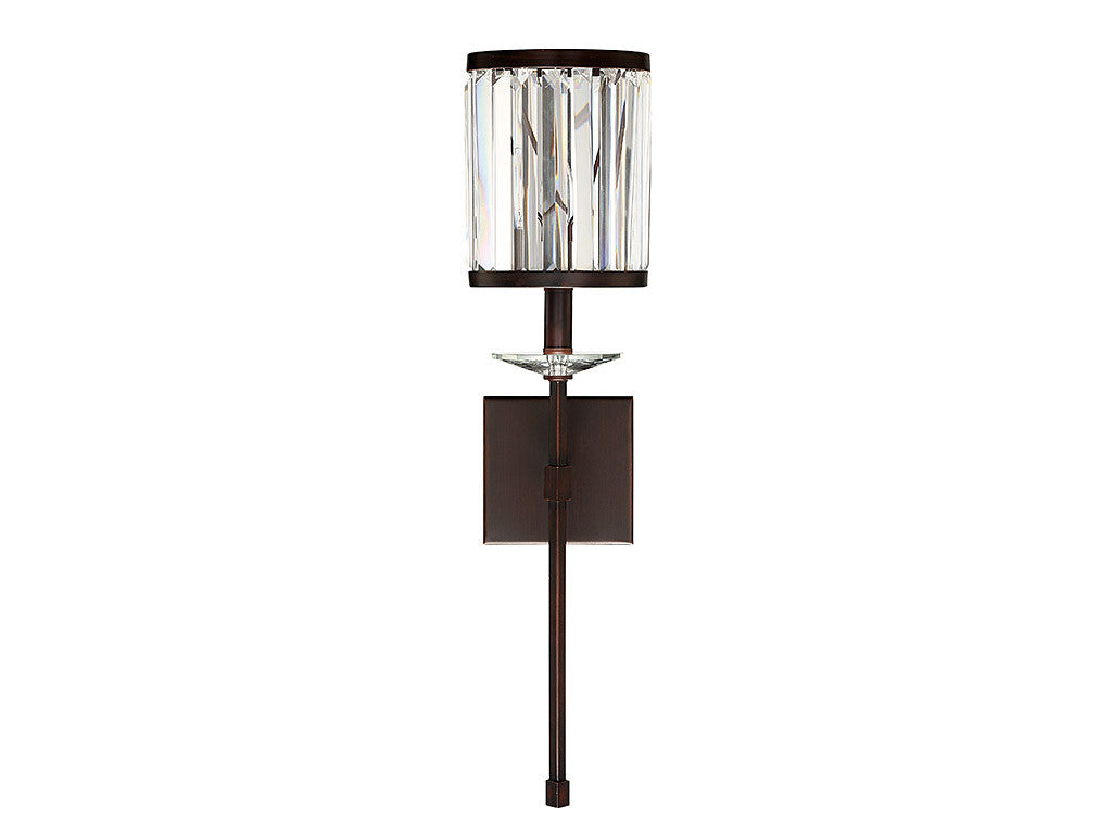 Savoy House Ashbourne 1-Light Wall Sconce in Mohican Bronze 9-400-1-121