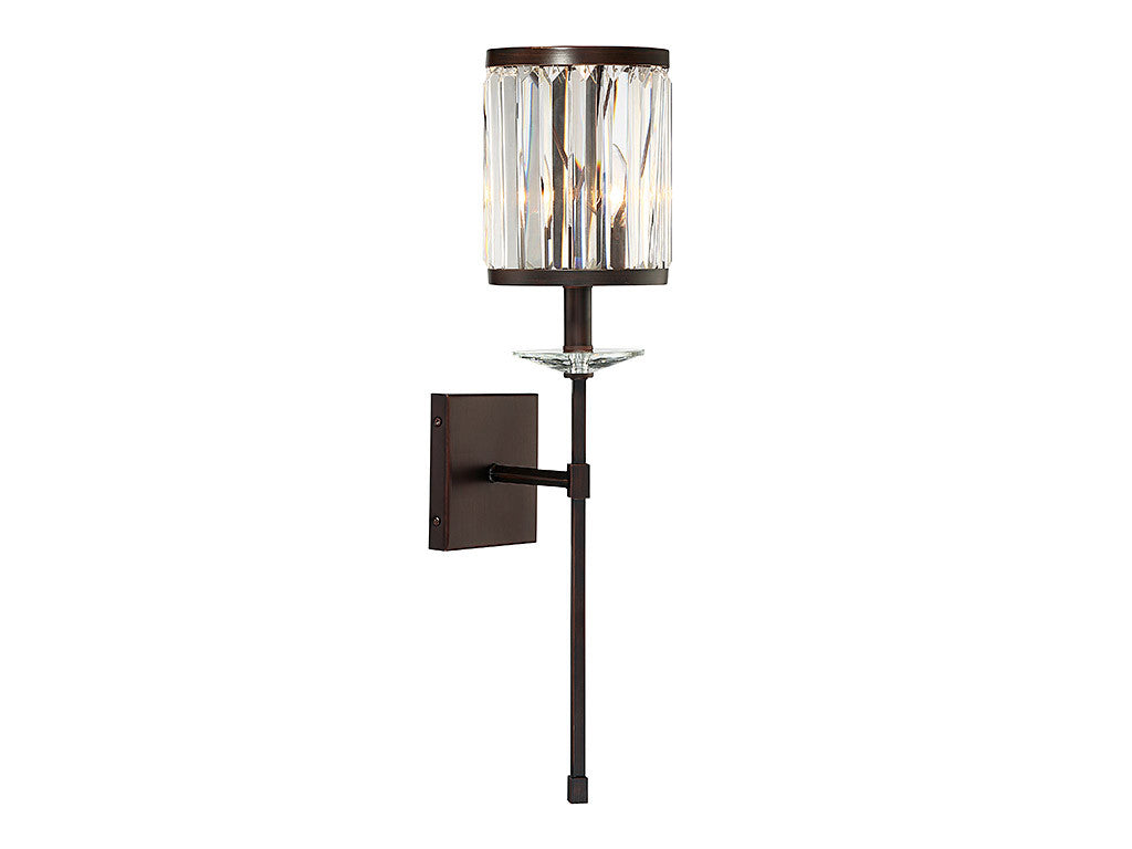 Savoy House Ashbourne 1-Light Wall Sconce in Mohican Bronze 9-400-1-121