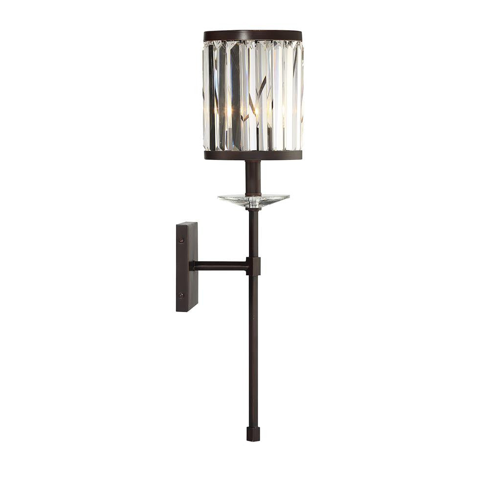 Savoy House Ashbourne 1-Light Wall Sconce in Mohican Bronze 9-400-1-121