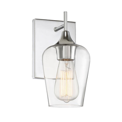 Savoy House Octave 1-Light Wall Sconce in Polished Chrome 9-4030-1-11