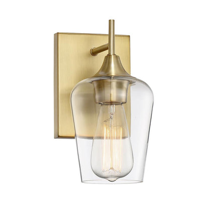 Savoy House Octave 1-Light Wall Sconce in Warm Brass 9-4030-1-322