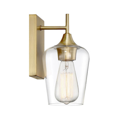 Savoy House Octave 1-Light Wall Sconce in Warm Brass 9-4030-1-322