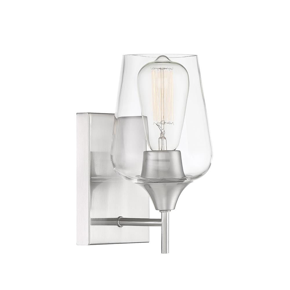 Savoy House Octave 1-Light Wall Sconce in Satin Nickel 9-4030-1-SN