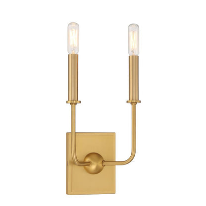 Savoy House Avondale 2-Light Wall Sconce in Warm Brass 9-4044-2-322