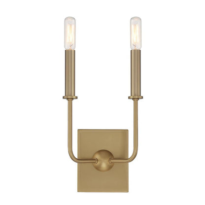 Savoy House Avondale 2-Light Wall Sconce in Warm Brass 9-4044-2-322