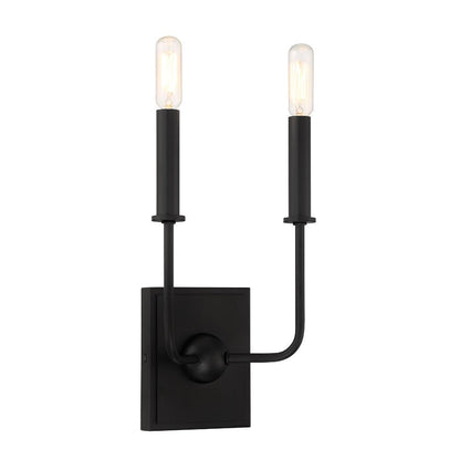 Savoy House Avondale 2-Light Wall Sconce in Matte Black 9-4044-2-89