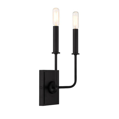 Savoy House Avondale 2-Light Wall Sconce in Matte Black 9-4044-2-89