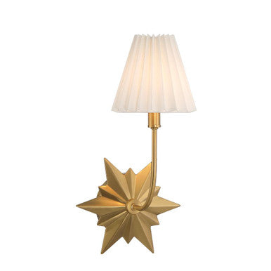 Savoy House Crestwood 1-Light Wall Sconce in Warm Brass 9-4408-1-322