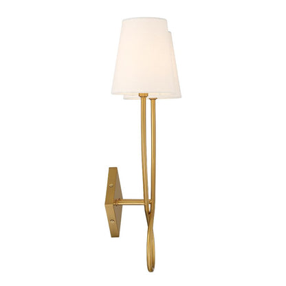 Savoy House Barclay 2-Light Wall Sconce in Warm Brass 9-4928-2-322