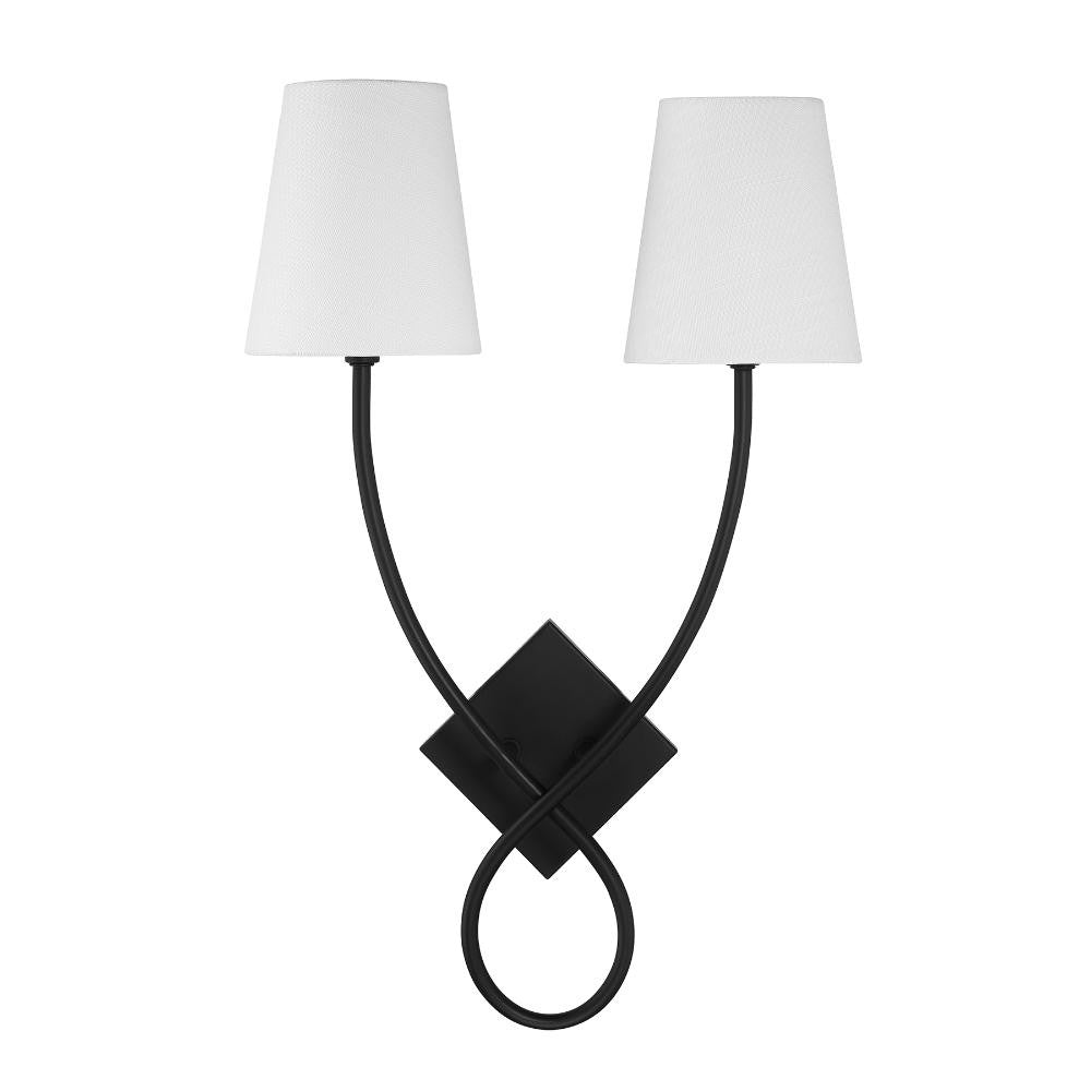 Savoy House Barclay 2-Light Wall Sconce in Matte Black 9-4928-2-89