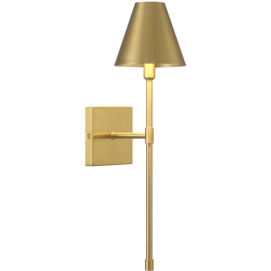 Savoy House Jefferson 1-Light Wall Sconce in Warm Brass 9-5201-1-322