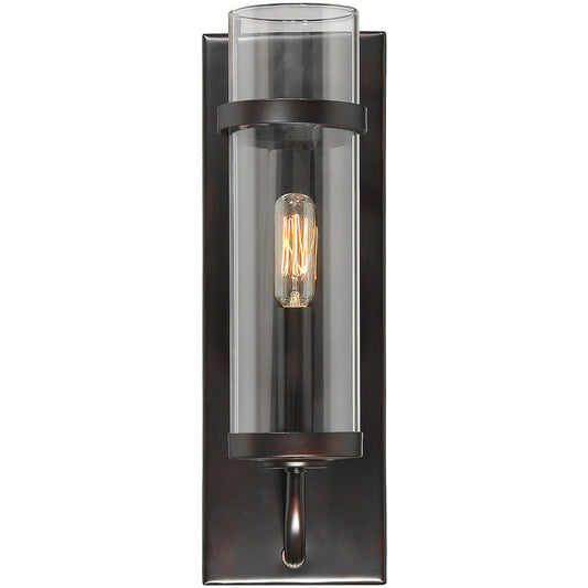 Savoy House Tulsa 1 Light Wall Sconce in English Bronze 9-6054-1-13