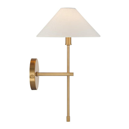 Savoy House Avon 1-Light Wall Sconce in Warm Brass 9-6608-1-322