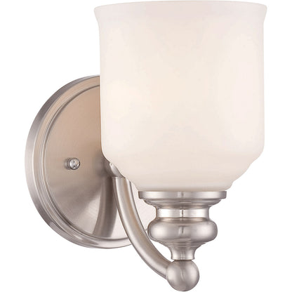 Savoy House Melrose 1 Light Bath Bar in Satin Nickel 9-6836-1-SN