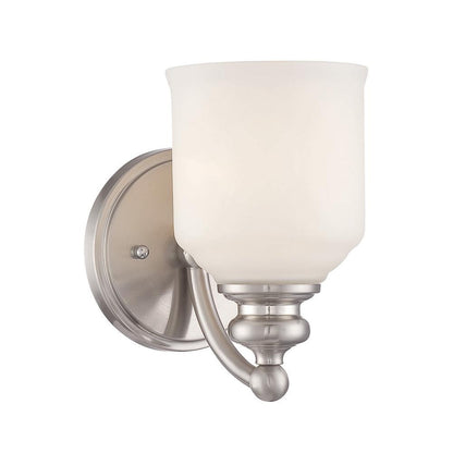 Savoy House Melrose 1-Light Wall Sconce in Satin Nickel 9-6836-1-SN