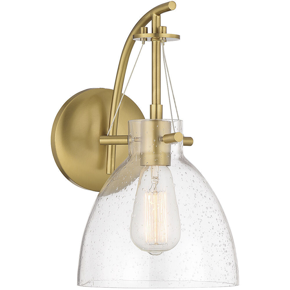 Savoy House Foster 1-Light Wall Sconce in Warm Brass 9-7005-1-322