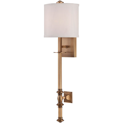 Savoy House Devon 1-Light Wall Sconce in Warm Brass 9-7140-1-322