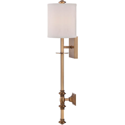 Savoy House Devon 1-Light Wall Sconce in Warm Brass 9-7140-1-322