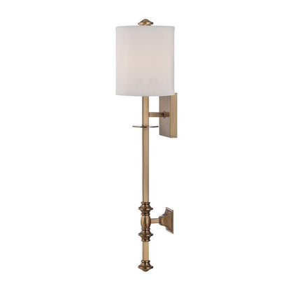 Savoy House Devon 1-Light Wall Sconce in Warm Brass 9-7140-1-322