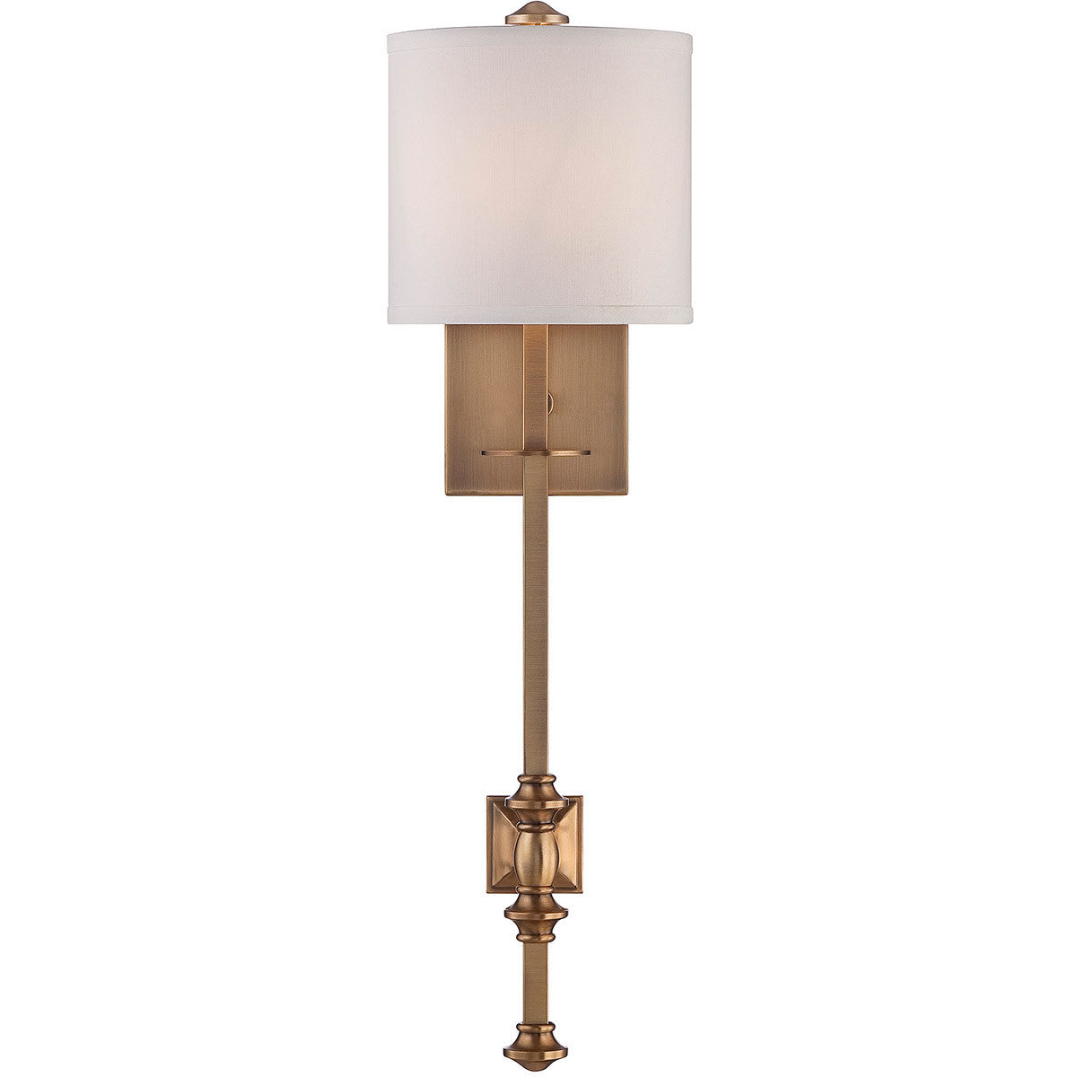 Savoy House Devon 1-Light Wall Sconce in Warm Brass 9-7140-1-322