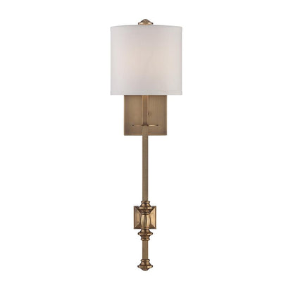 Savoy House Devon 1-Light Wall Sconce in Warm Brass 9-7140-1-322