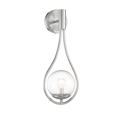 Savoy House Encino 1-Light Wall Sconce in Polished Chrome 9-7193-1-11