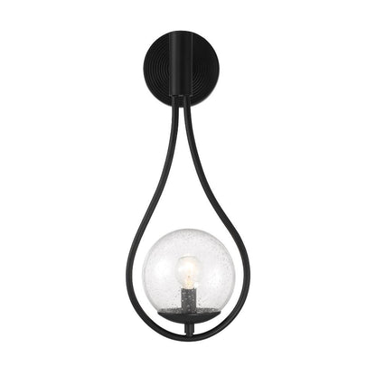 Savoy House Encino 1-Light Wall Sconce in Matte Black 9-7193-1-89