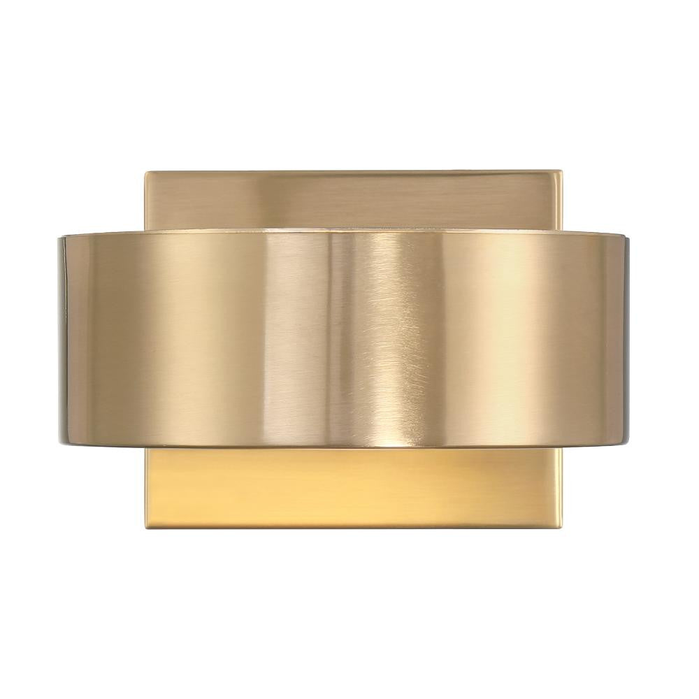 Savoy House Talamanca 1-Light LED Wall Sconce in Noble Brass by Breegan Jane 9-7506-1-127