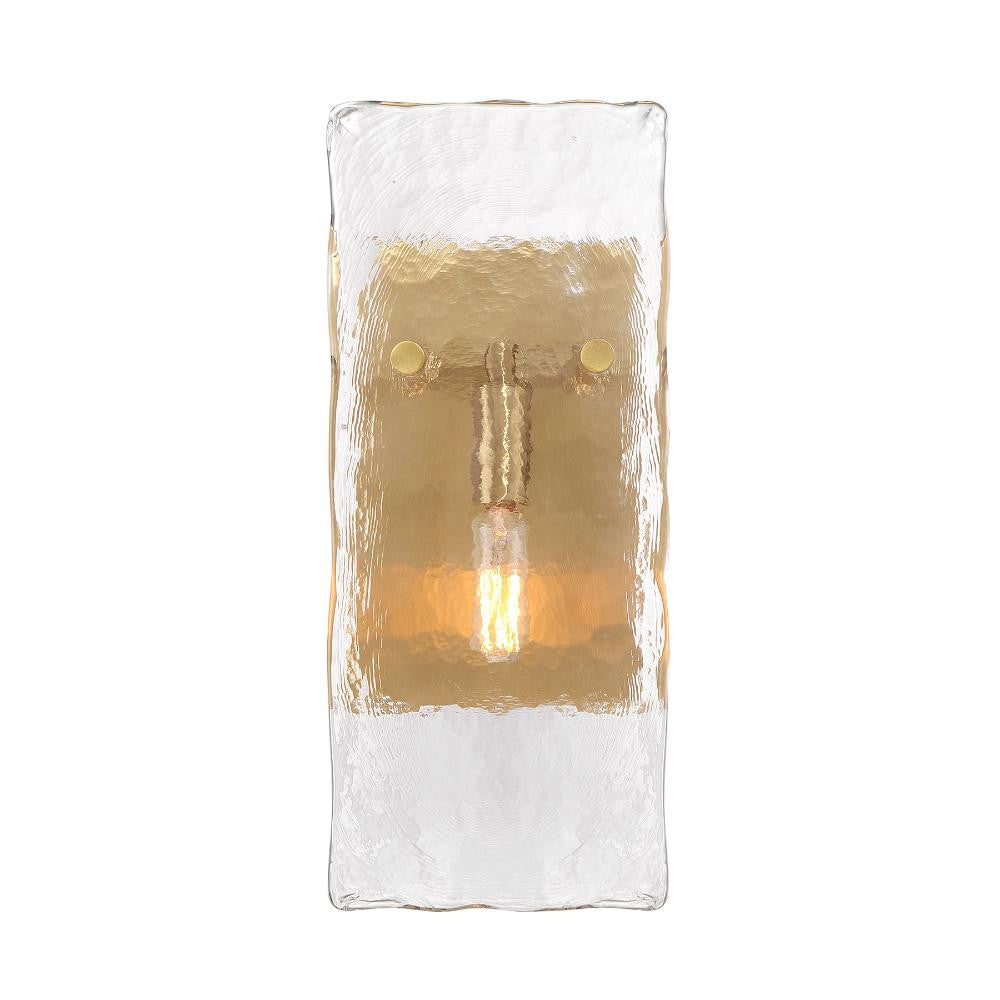 Savoy House Genry 1-Light Wall Sconce in Warm Brass 9-8204-1-322