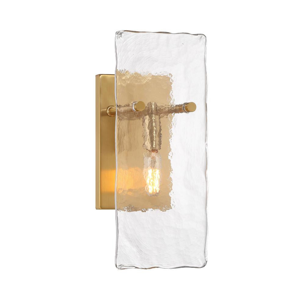 Savoy House Genry 1-Light Wall Sconce in Warm Brass 9-8204-1-322