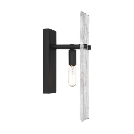 Savoy House Genry 1-Light Wall Sconce in Matte Black 9-8204-1-BK