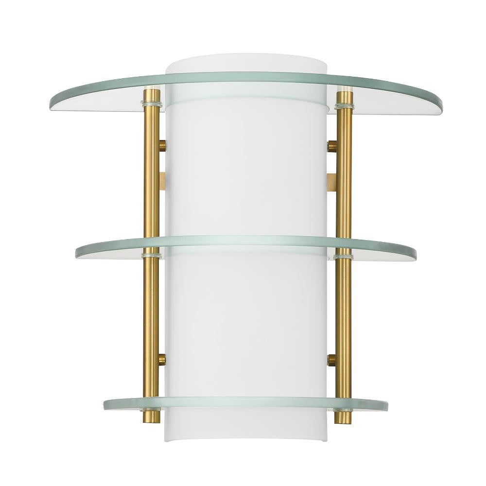 Savoy House Newell 2-Light Wall Sconce in Warm Brass 9-8606-2-322