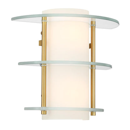 Savoy House Newell 2-Light Wall Sconce in Warm Brass 9-8606-2-322