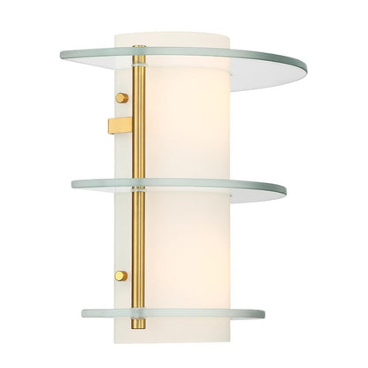 Savoy House Newell 2-Light Wall Sconce in Warm Brass 9-8606-2-322