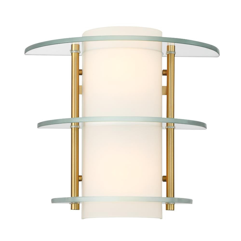 Savoy House Newell 2-Light Wall Sconce in Warm Brass 9-8606-2-322