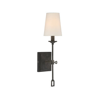 Savoy House Lorainne 1-Light Wall Sconce in Oxidized Black 9-9004-1-88