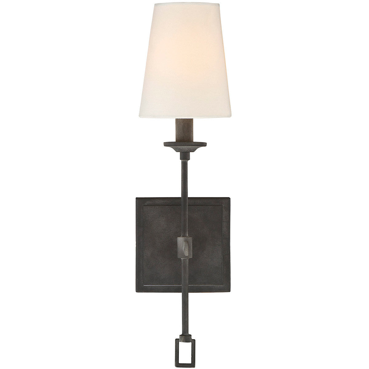 Savoy House Lorainne 1 Light Sconce in Oxidized Black 9-9004-1-88