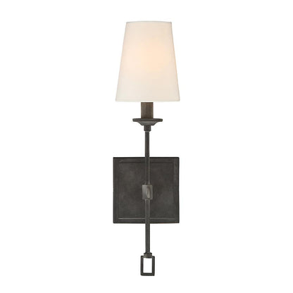 Savoy House Lorainne 1-Light Wall Sconce in Oxidized Black 9-9004-1-88