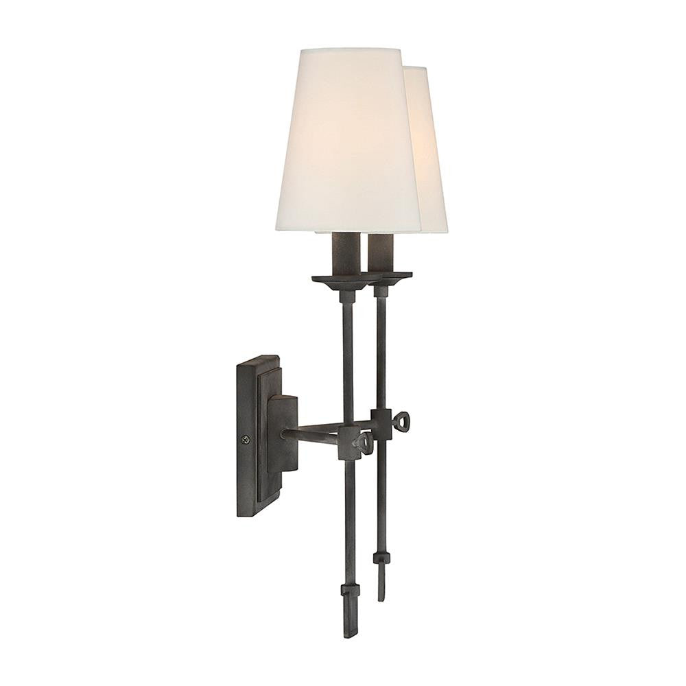 Savoy House Lorainne 2-Light Wall Sconce in Oxidized Black 9-9004-2-88