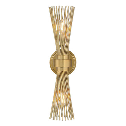 Savoy House Longfellow 2-Light Wall Sconce in Burnished Brass 9-9603-2-171