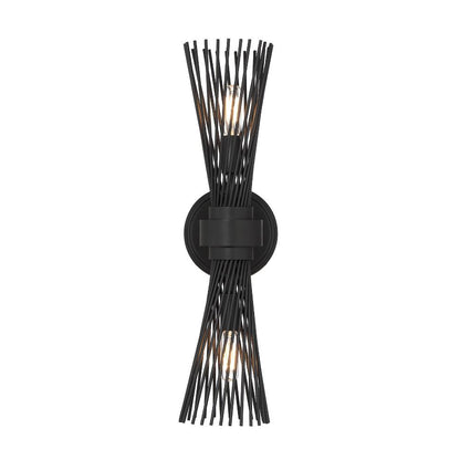 Savoy House Longfellow 2-Light Wall Sconce in Matte Black 9-9603-2-89