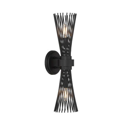 Savoy House Longfellow 2-Light Wall Sconce in Matte Black 9-9603-2-89