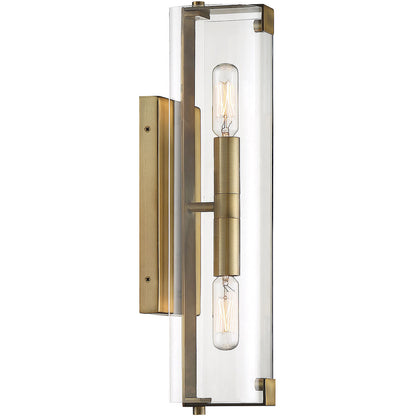 Savoy House Winfield 2-Light Wall Sconce in Warm Brass 9-9771-2-322